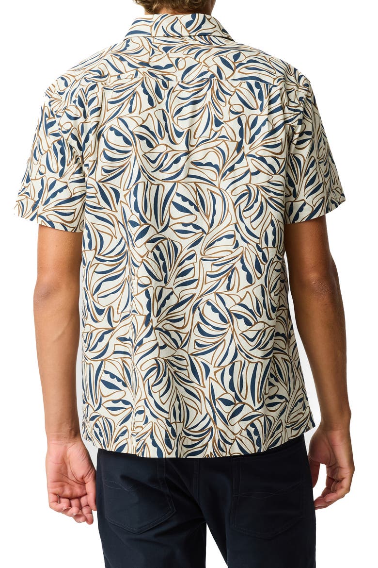 Palmbrook Short Sleeve Button-Up Shirt, Alternate, color, NATURAL