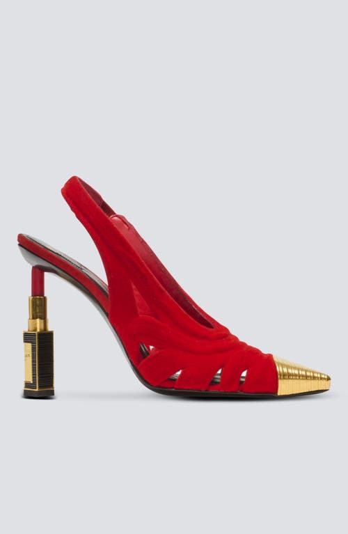 Balmain Lipstick Pumps