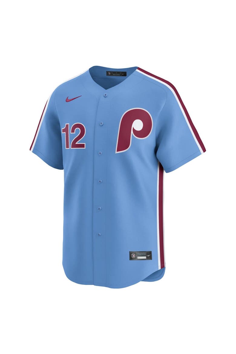 Men's Nike Kyle Schwarber Light Blue Philadelphia Phillies Alternate Limited Jersey, Alternate, color, Light Blue