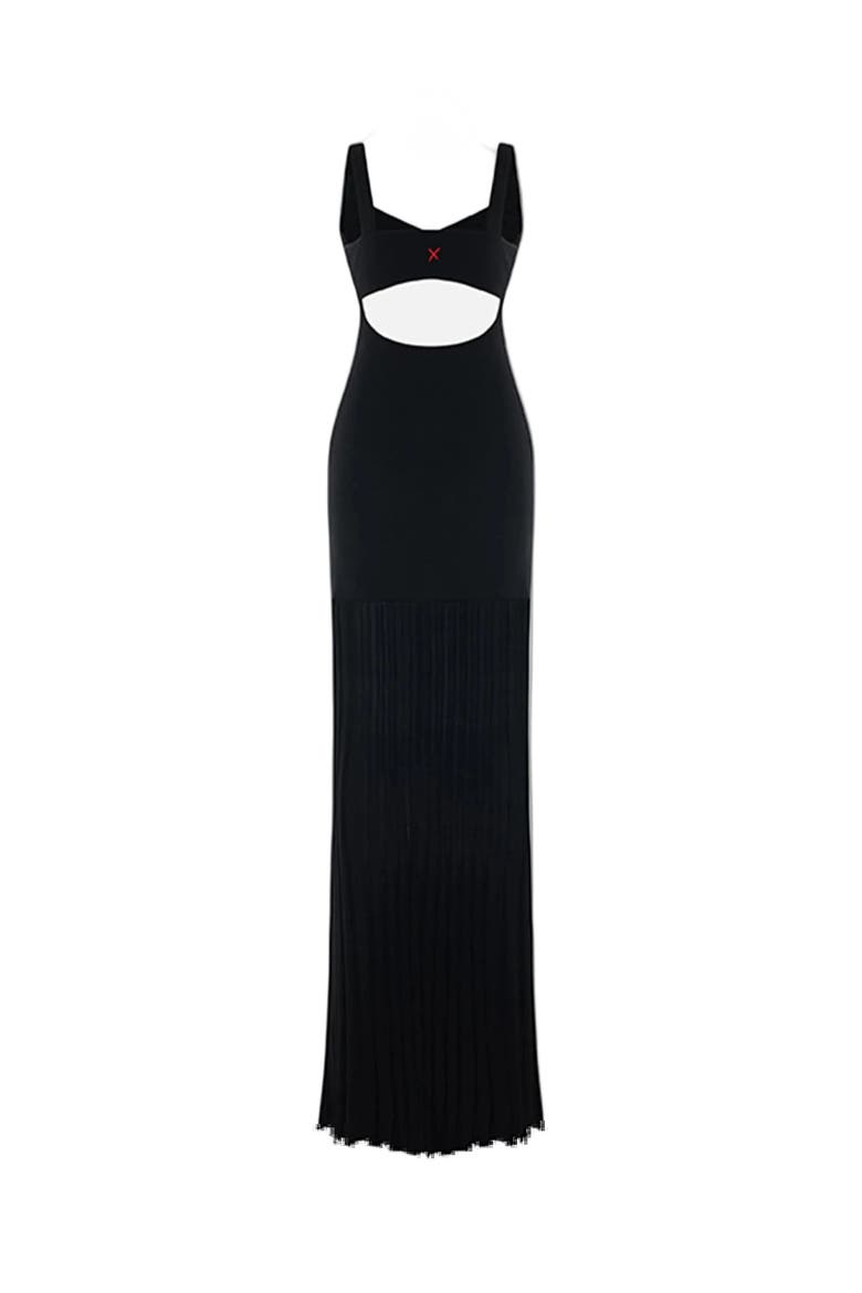 Daydreamers Pleated Skirt Knit Dress, Alternate, color, BLACK