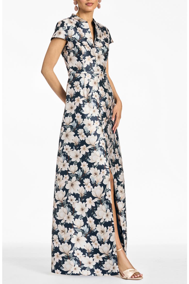 Floral Gown, Alternate, color, MIDNIGHT MAGNOLIA