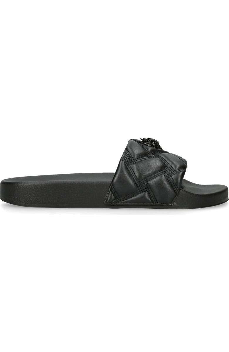 Kurt Geiger London Meena Eagle Slide Sandal, Alternate, color, Black
