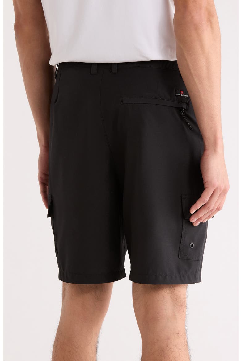 Aqua Ripstop Cargo Shorts, Alternate, color, ANTHRACITE
