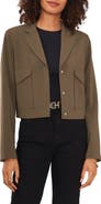 Vince Camuto Notched Lapel Crop Blazer