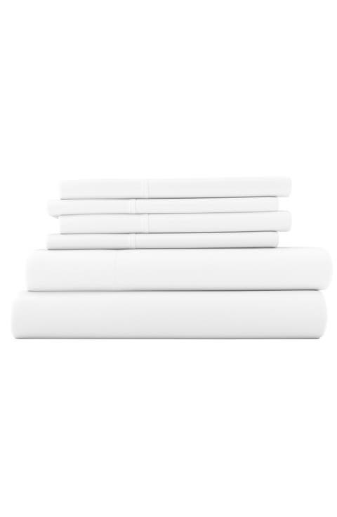 Premium Ultra Soft 6 Piece Microfiber Solid Sheet Set