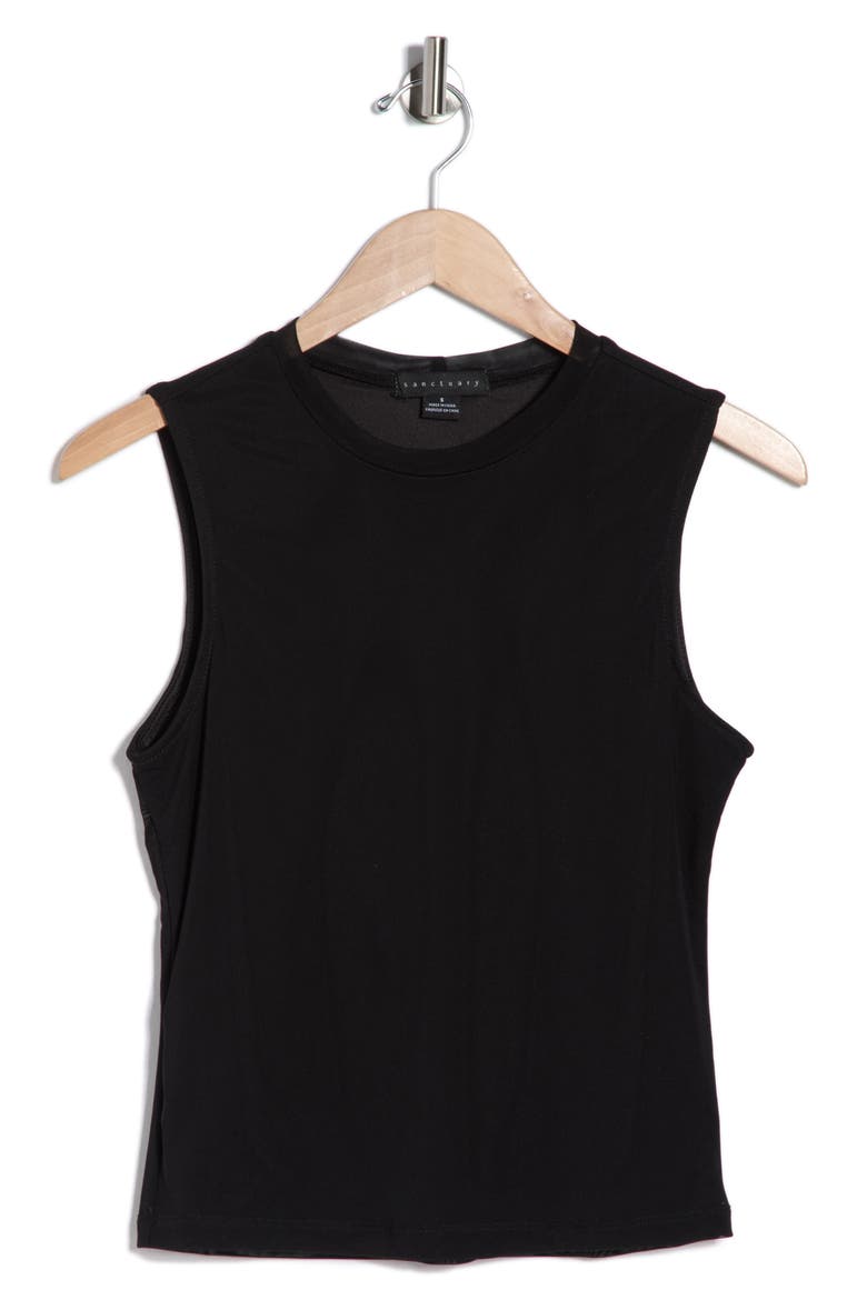 Paradise Tank, Alternate, color, BLACK