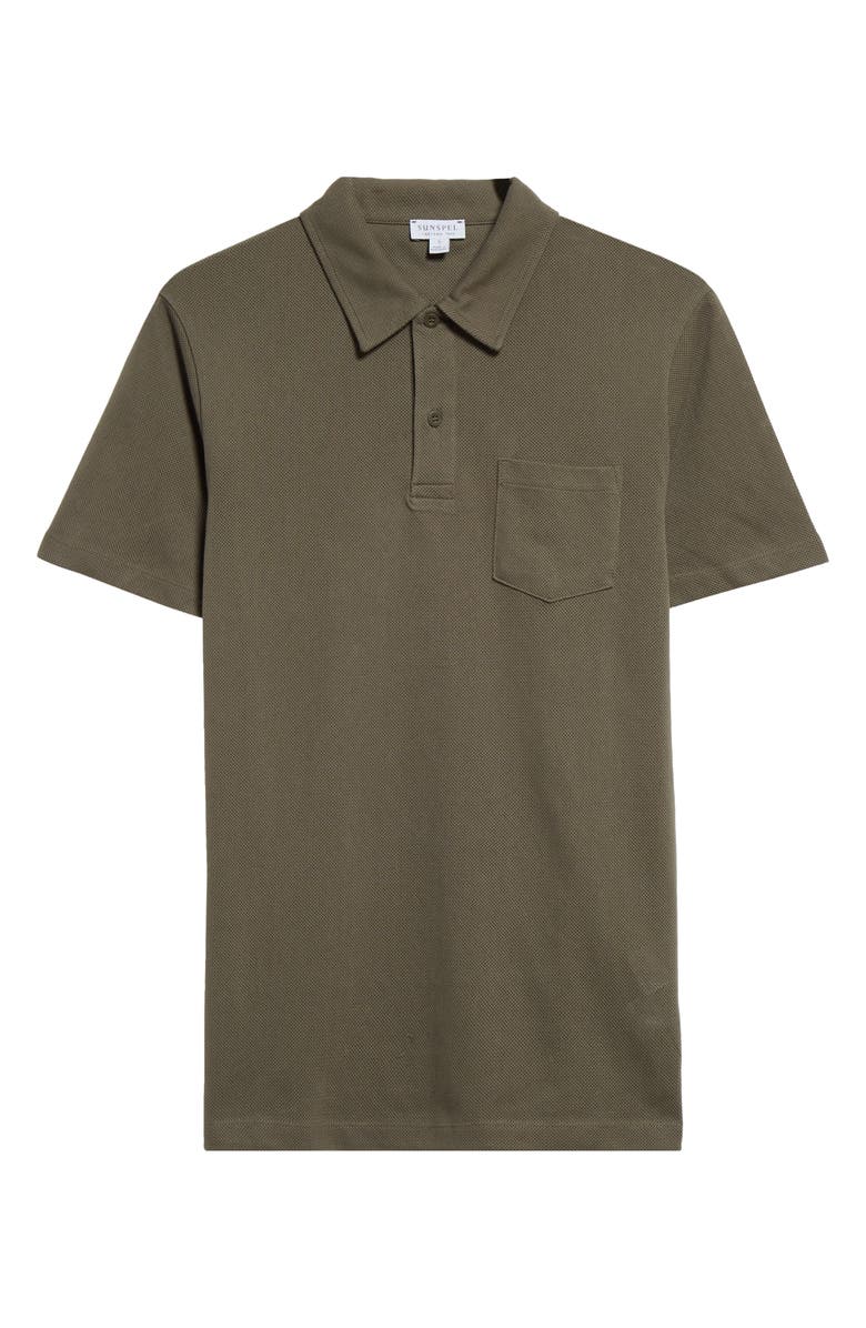Sunspel Riviera Cotton Polo, Alternate, color,