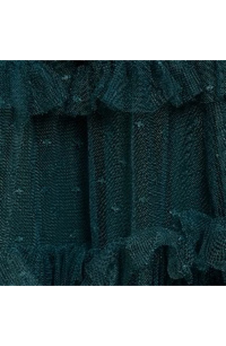 Needle & Thread Lisette Ruffle Off Shoulder Gown, Alternate, color, Emerald