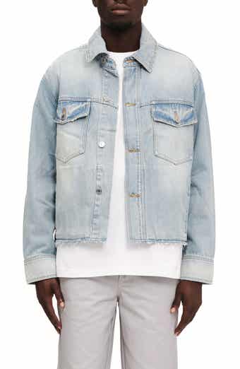 PURPLE BRAND Cutoff Denim Shirt Jacket