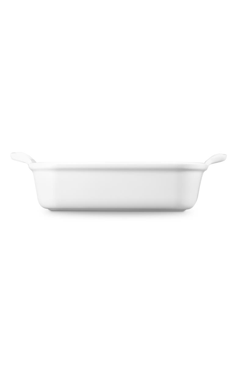 Le Creuset Heritage Square Baking Dish, Alternate, color, White