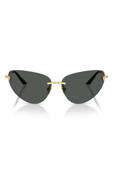 美品　VERSACE キャットアイ サングラス Medusa Legend Cat-Eye Sunglasses Black | VERSACE US