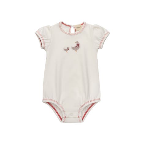 Cross Stitch Duckling Collection - Romper for Girls (Baby)