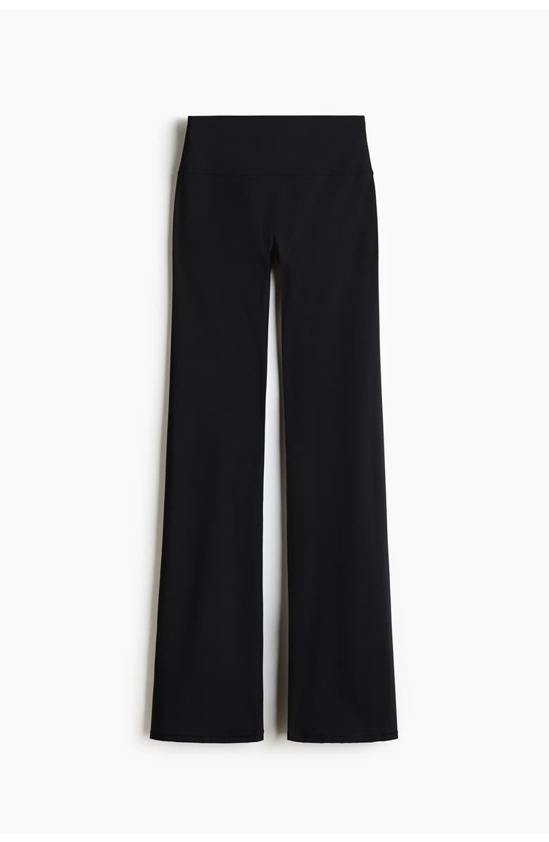 H&M Sculptmove Flared Sports Leggings, Main, color, Black