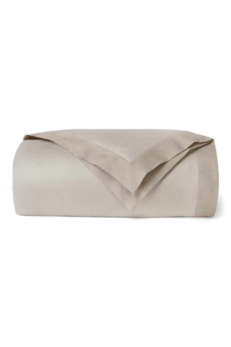 Carlotta Sateen Duvet Cover, Main, color, TAUPE