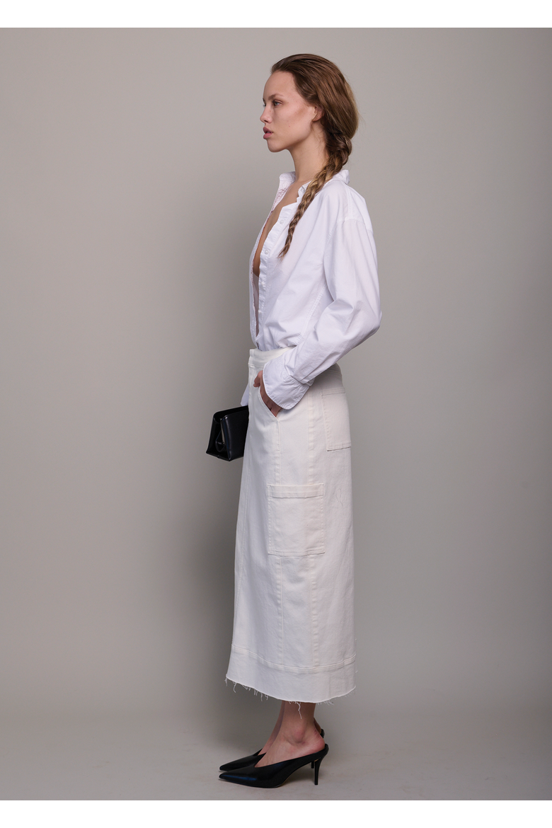 Michele Skirt, Alternate, color, White St.