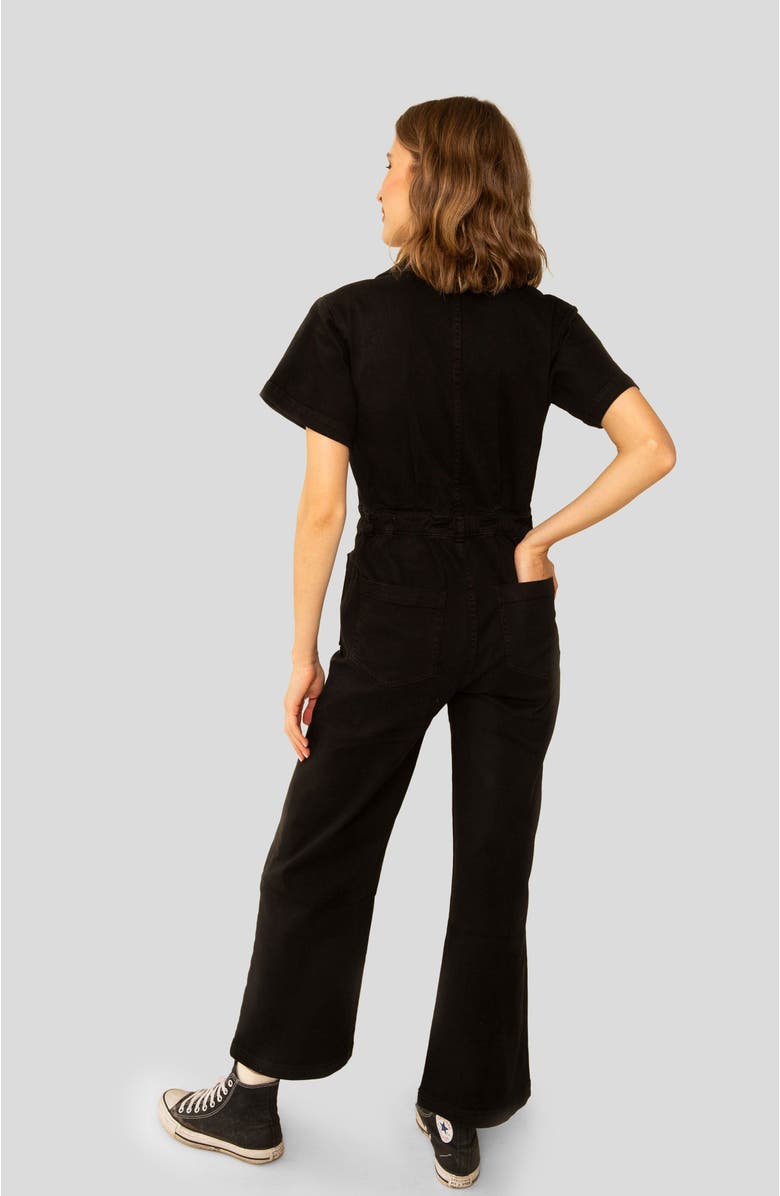 Whimsy + Row Logan Jumpsuit, Alternate, color, Black