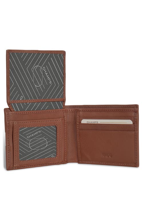 CHAMPS CHAMPS BIFOLD WALLET WITH MONEY CLIP 