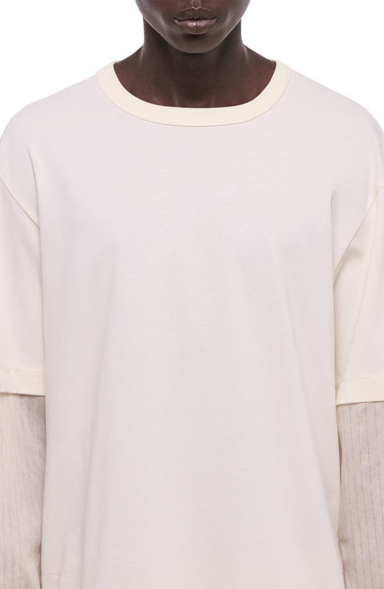 Helmut Lang Layered Cotton T-Shirt, Alternate, color, 