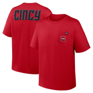 Nike Men's Nike Red Cincinnati Reds City Connect Max90 Pocket T-Shirt