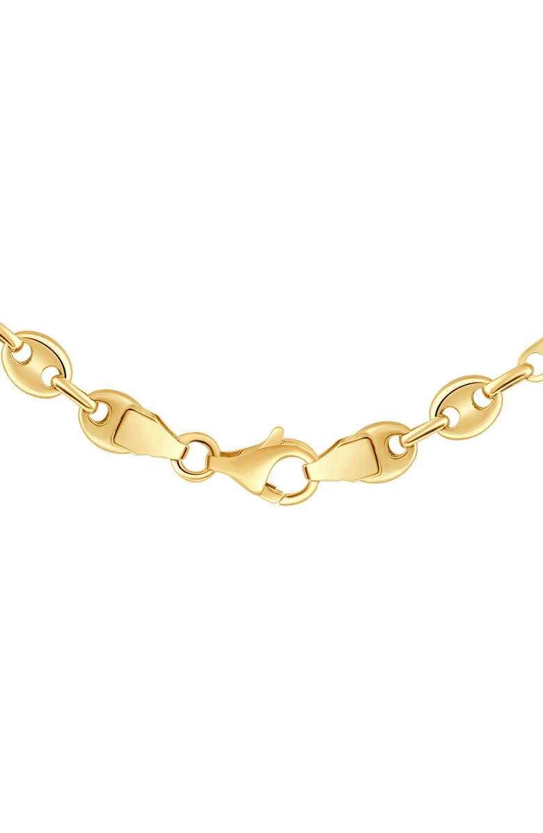 Bliss Diamond 14k Gold Women's 22" Marine Chain Necklace 14.2 Grams 5.5mm Thick, Alternate, color, 14K Yellow Gold