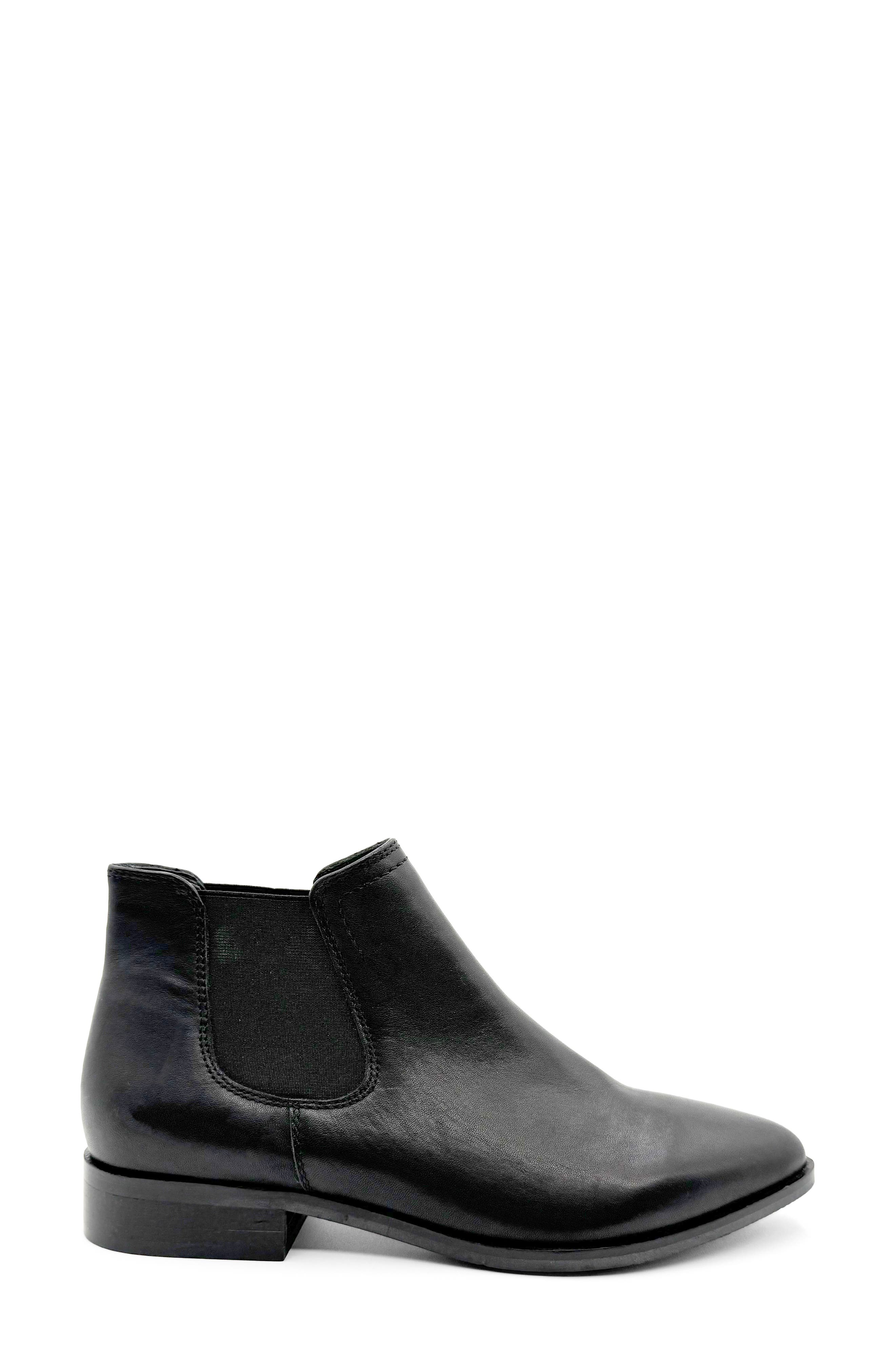 CHELSEA CREW Dapper Chelsea Boot, Alternate, color, Black Leather
