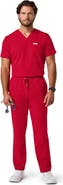 JAANUU UltraLAST Essential Performance Men's 5-Pocket Scrub Set