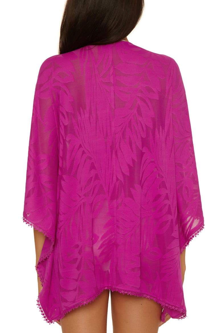 Catamaran Tassel Tie Cover-Up Tunic, Alternate, color, AZALEA