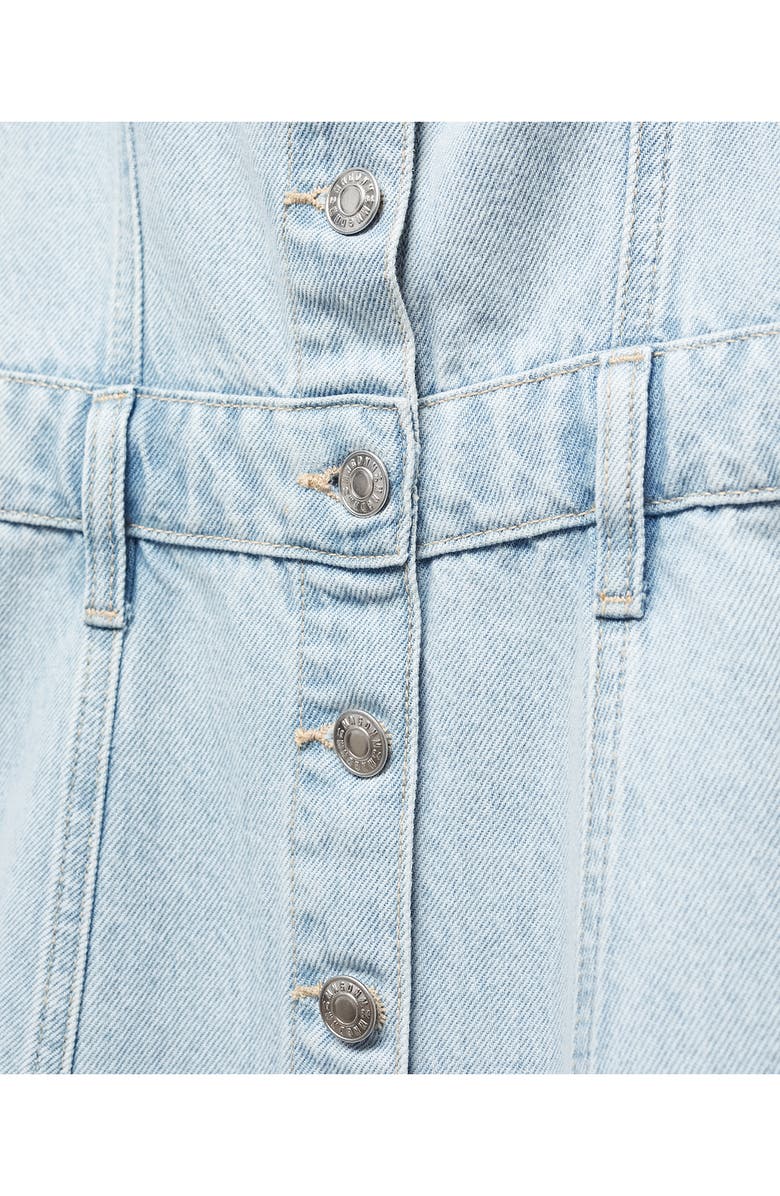 MANGO Denim Minidress, Alternate, color,