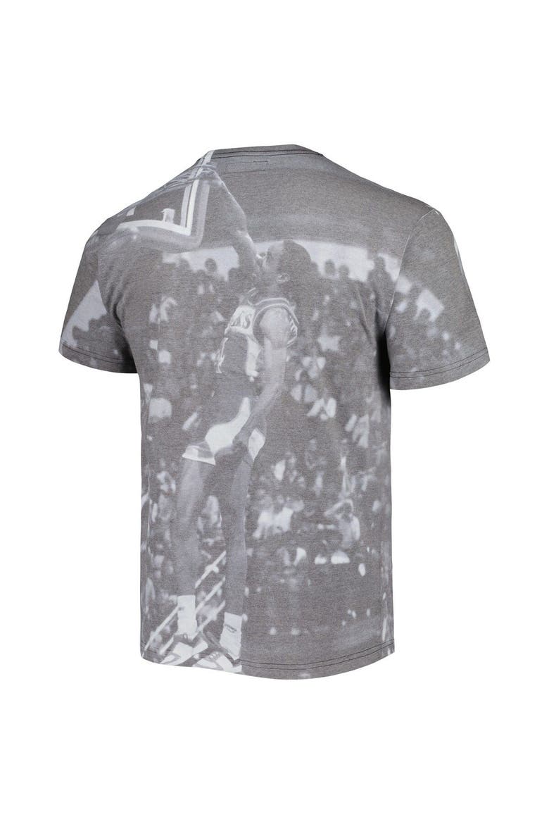 Men's Mitchell & Ness Spud Webb Heather Gray Atlanta Hawks Above The Rim T-Shirt, Alternate, color, Gray