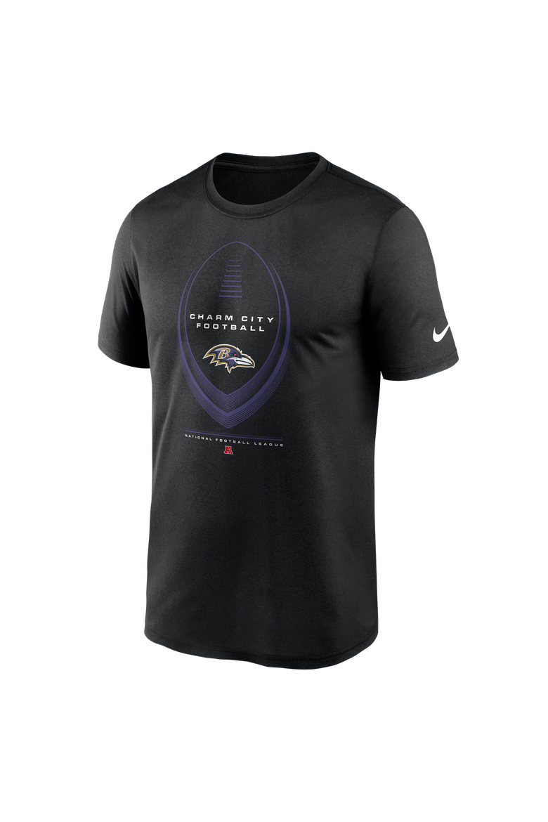 Men's Nike Black Baltimore Ravens Legend Icon Dri-FIT T-Shirt, Alternate, color, Black