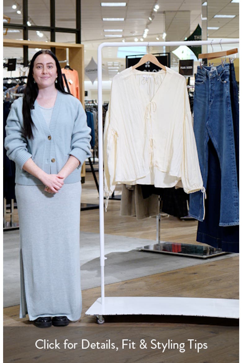 Cressida - Printed Silk Twill Oversized Shirt Dress video
