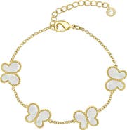 Lily Nily Mother of Pearl Butterfly Bracelet