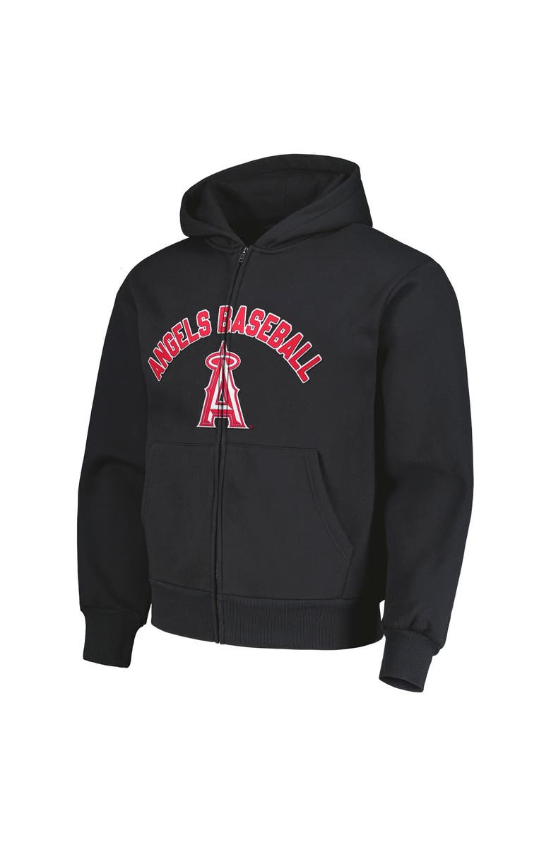 PLEASURES Men's PLEASURES Black Los Angeles Angels Opening Day Full-Zip Hoodie, Alternate, color, Black