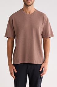 Lucky Brand Textured Boxy Knit T-Shirt