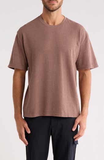 Lucky Brand Textured Boxy Knit T-Shirt