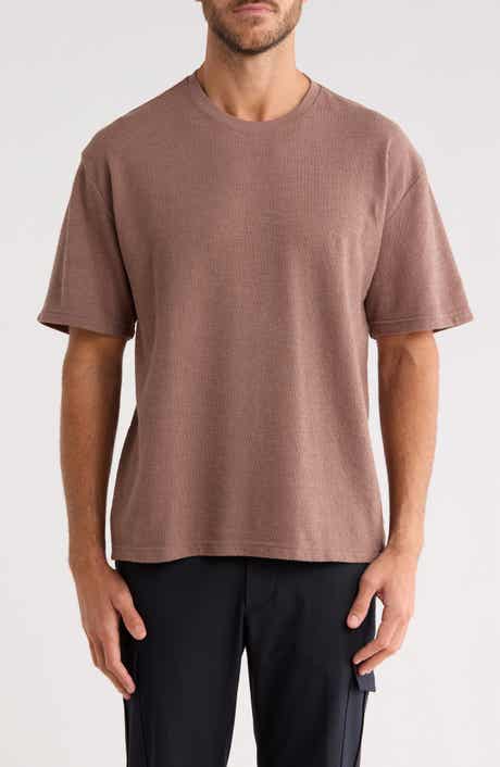 Lucky Brand Textured Boxy Knit T-Shirt