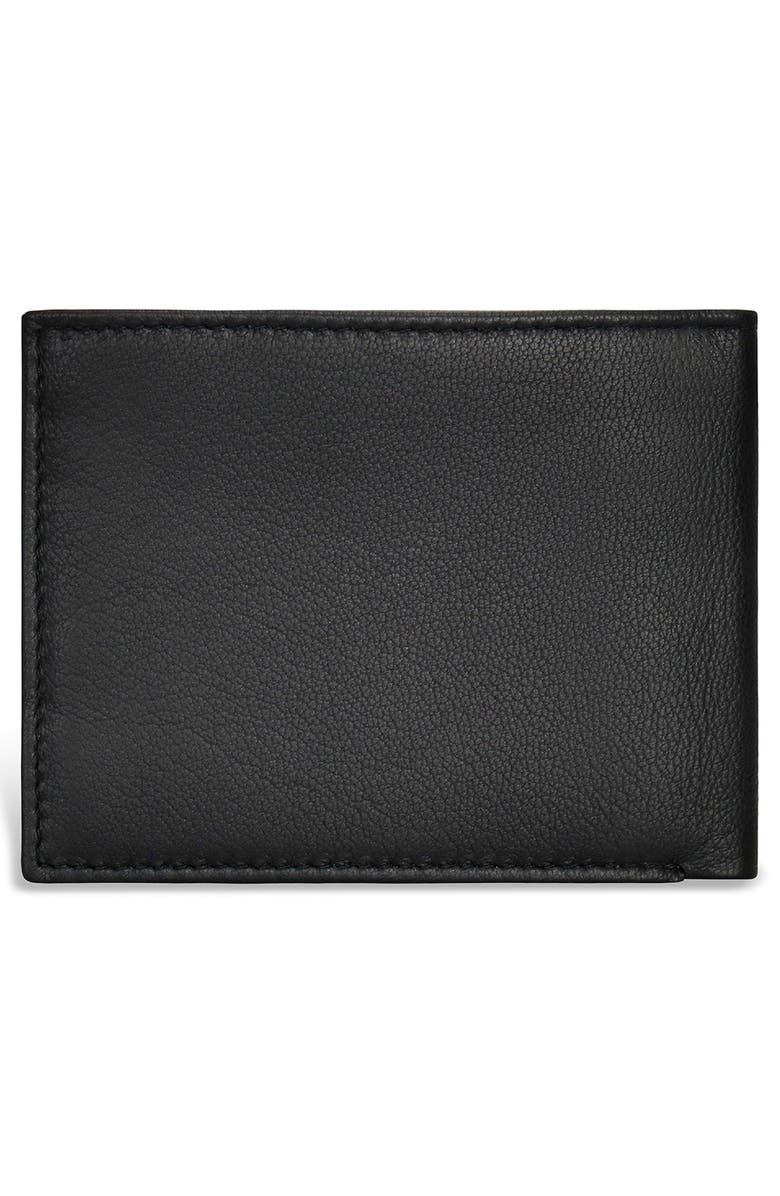 CHAMPS Iconic Bifold Wallet, Alternate, color, Black/ Ivory