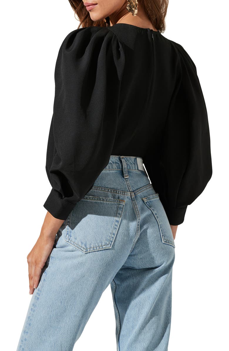ASTR the Label Bubble Sleeve Blouse, Alternate, color, 
