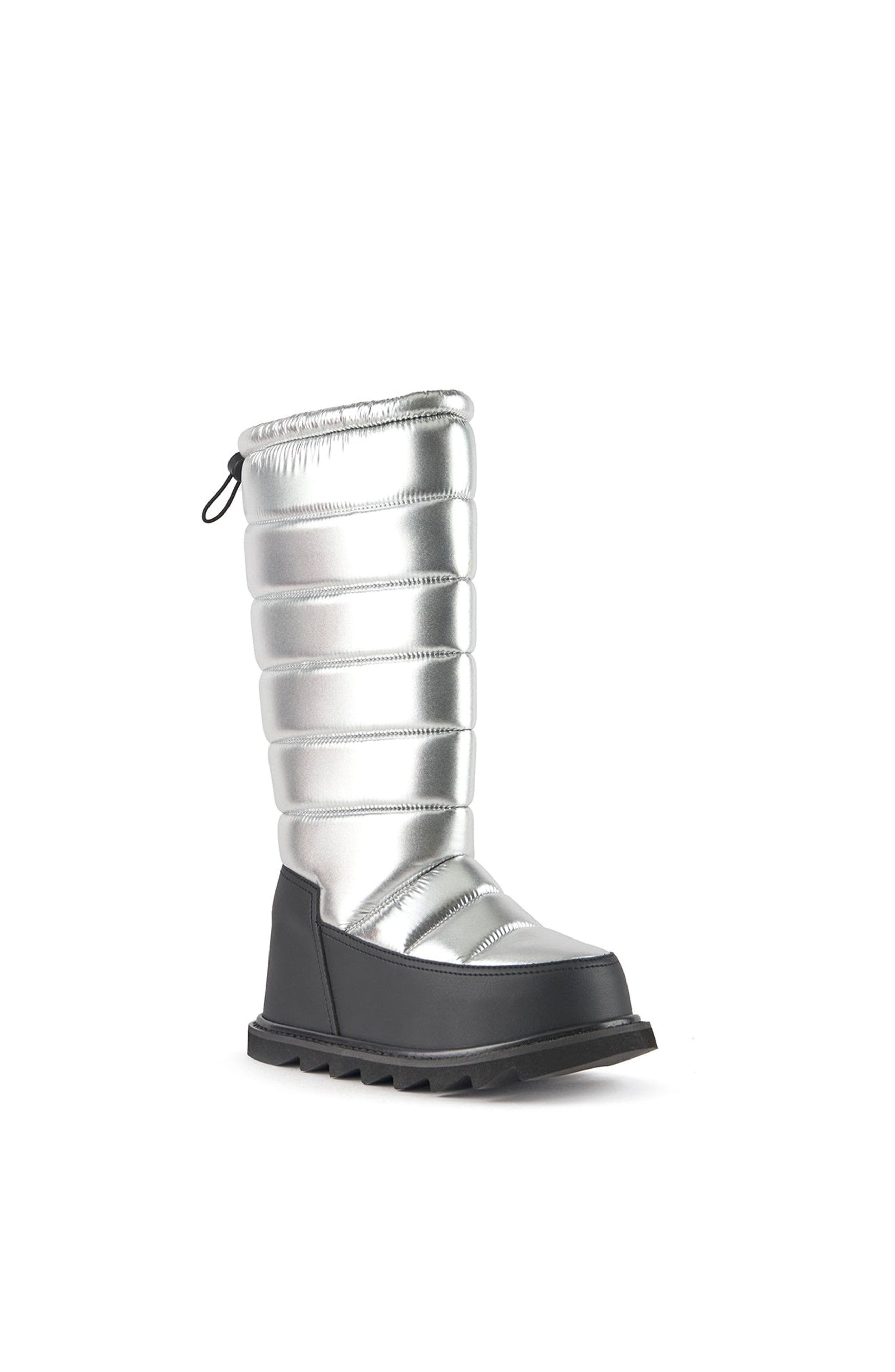 United Nude Zembla Bubble Boot, Alternate, color, Silver