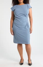NORDSTROM RACK Pleat Waist Knit Dress