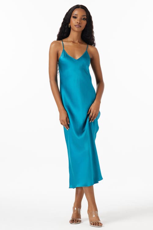 Silksilky Mulberry Silk Spaghetti Strap Long Nightgown