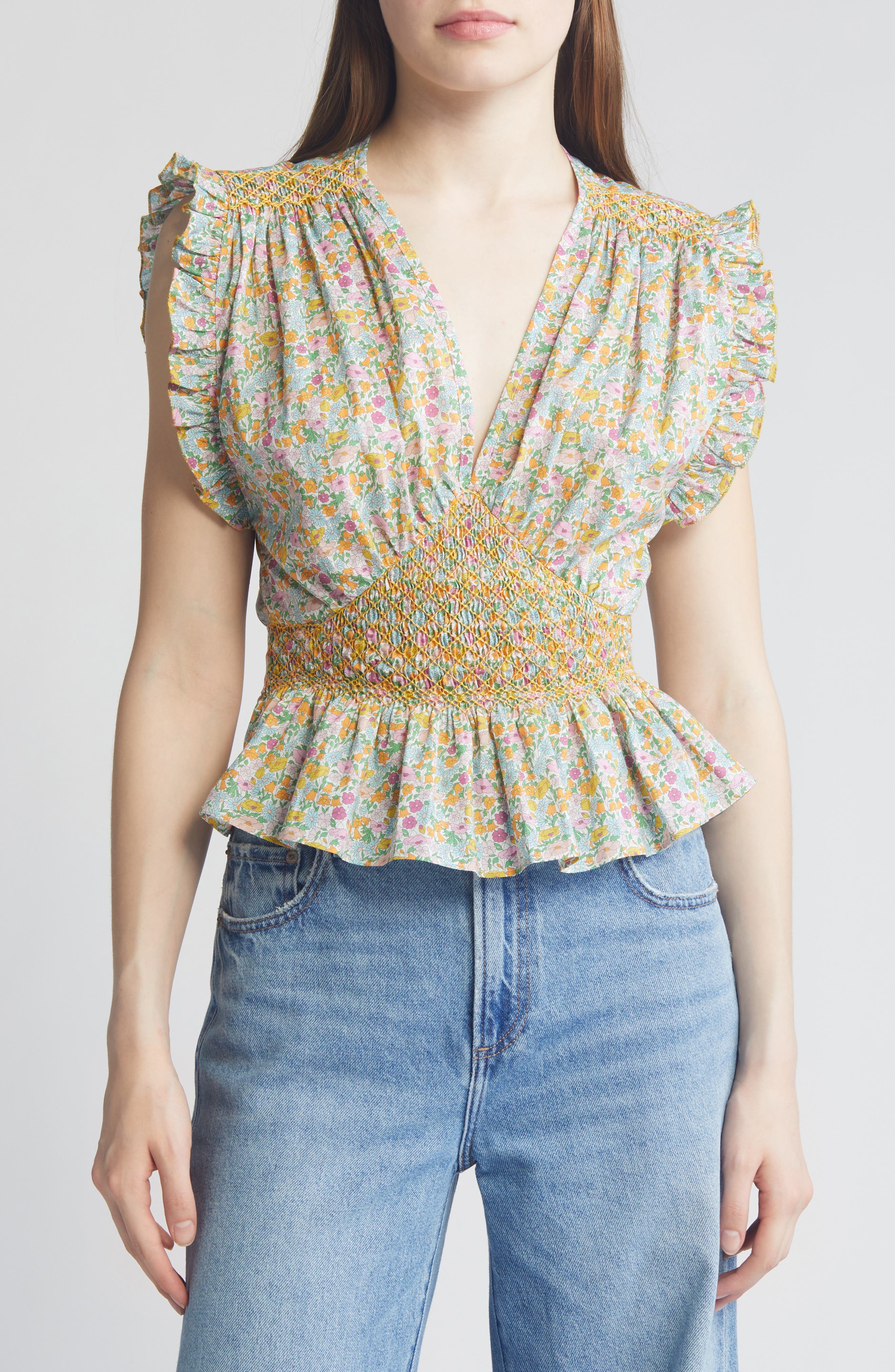 selected TOP PASTEL POPPY DAISY