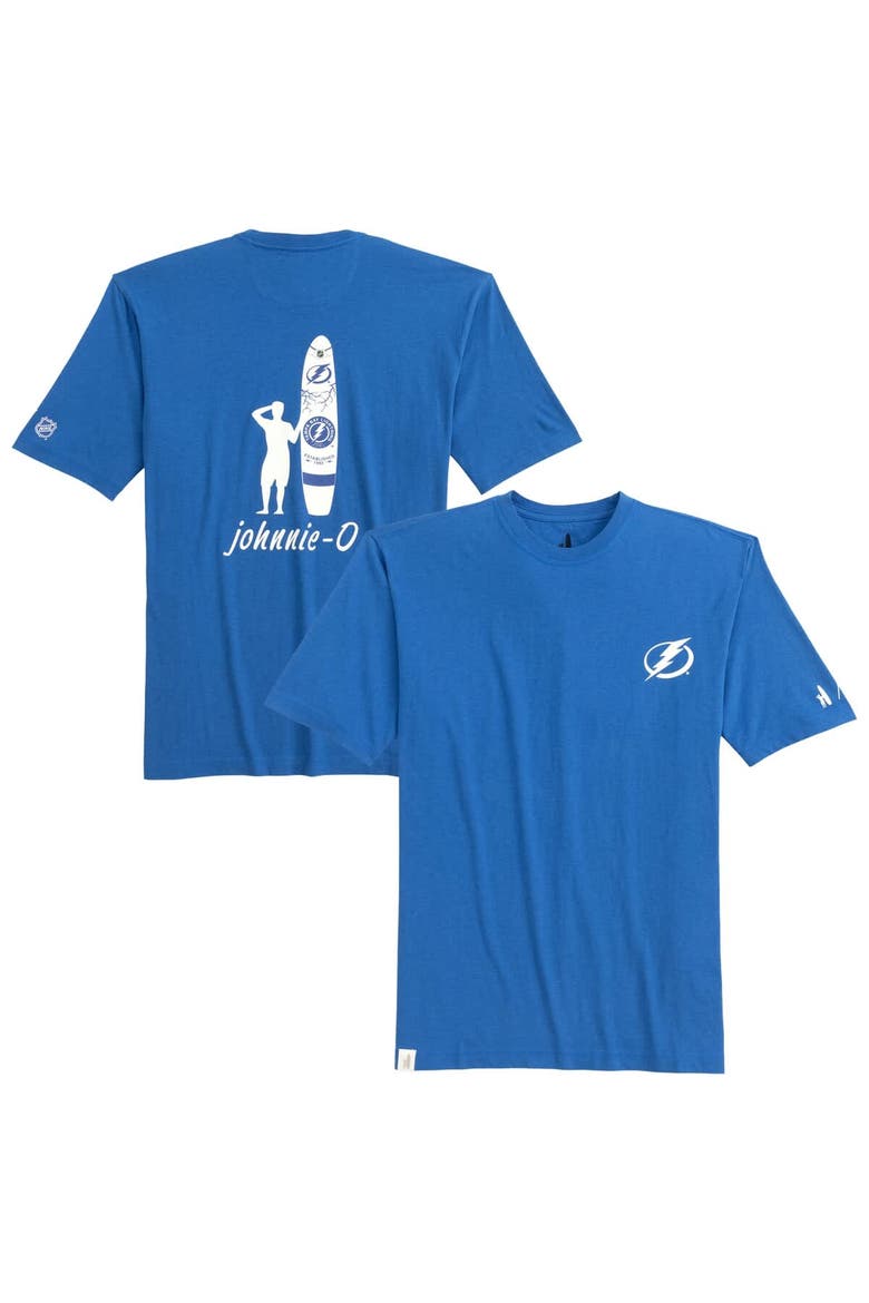 Men's johnnie-O Blue Tampa Bay Lightning Heathered Spencer T-Shirt, Main, color, Blue
