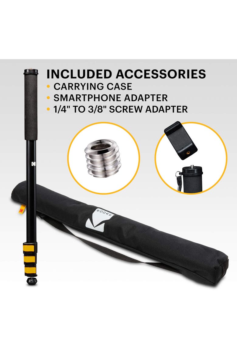 PhotoGear 72-inch Portable Camera Monopod, Alternate, color, Black