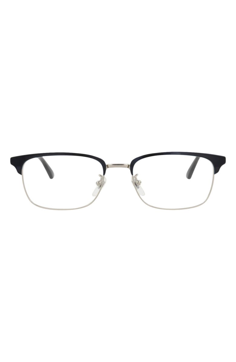 Gucci 53mm Half Rim Optical Glasses, Main, color,