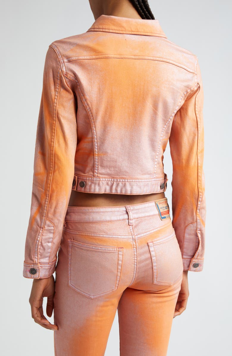 DIESEL<sup>®</sup> De-Slimmy Coated Denim Jacket, Alternate, color, 