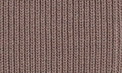 Rick Owens Concordian Sliced Wool Knit Skirt In Brown