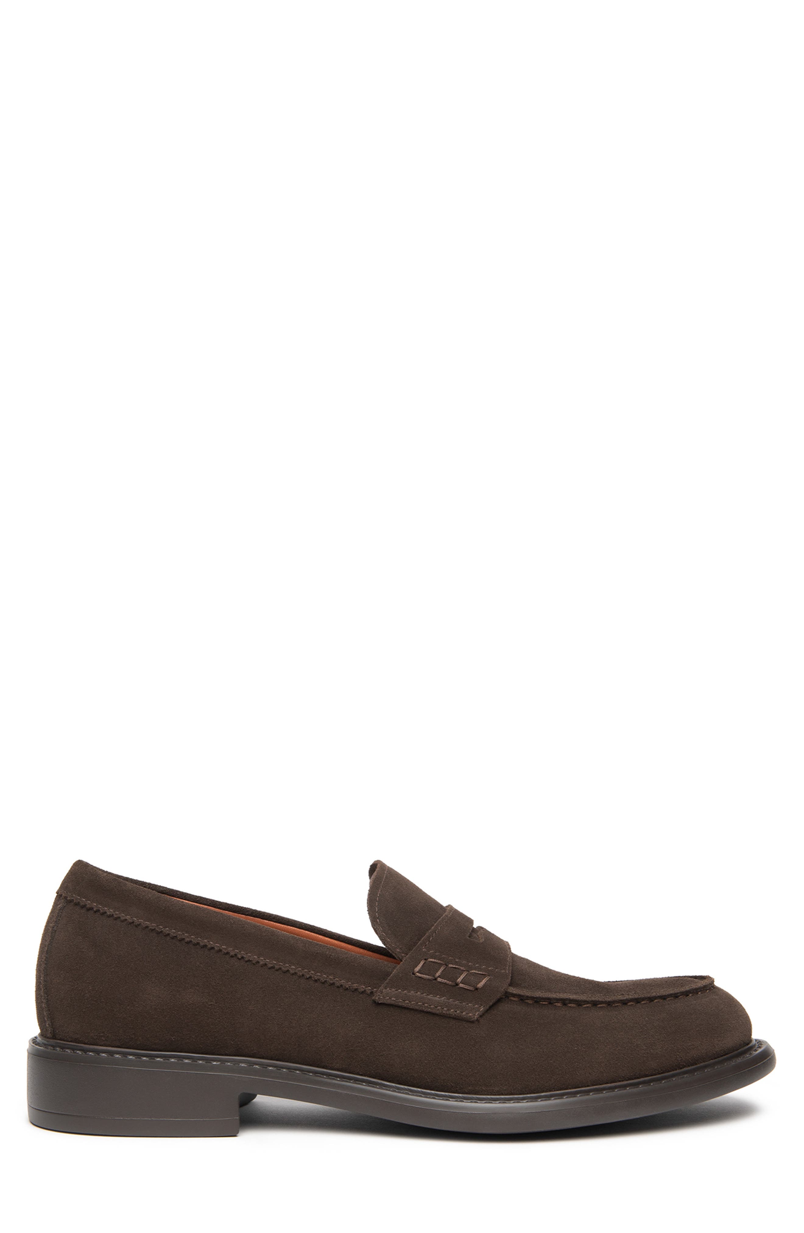 Leather Penny Loafer, Alternate, color, CHOCOLATE