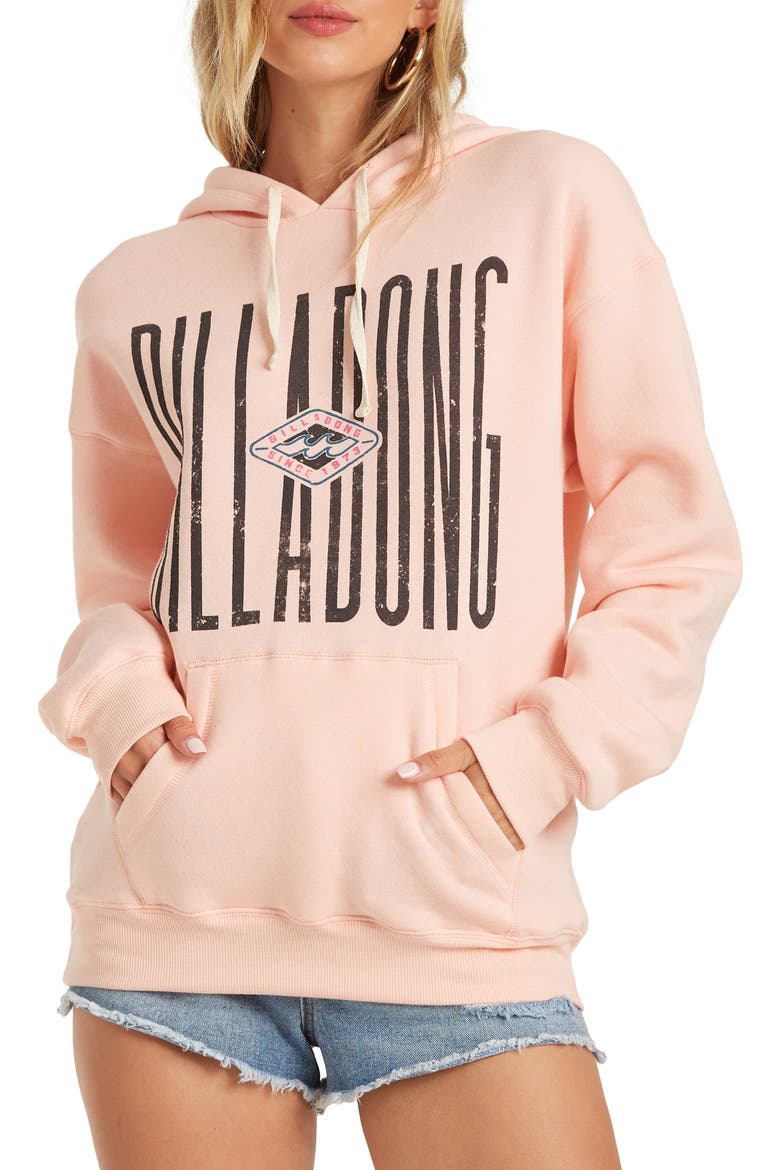 Logo Hoodie, Main, color, PEACH