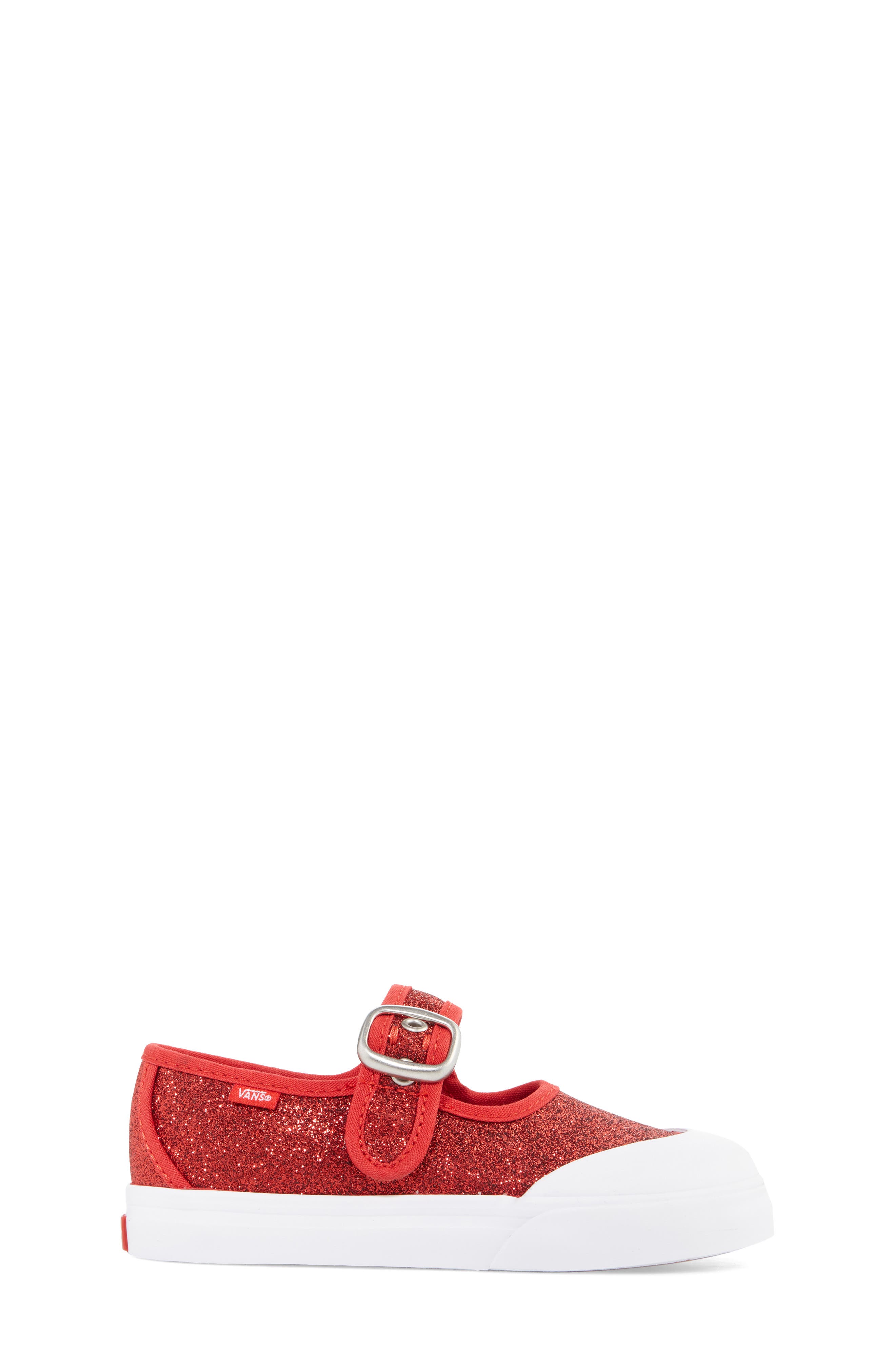Kids' Mary Jane Sneaker, Alternate, color, GLITTER RED